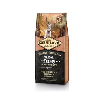 Carnilove Puppy Salmon &amp; Turkey Large - Lazac &amp; Pulyka 4kg