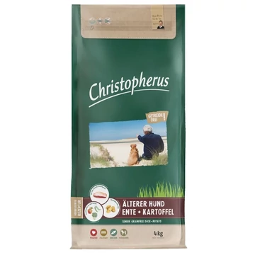 Christopherus Dog Adult Grainfree Kacsa és burgonya Small &amp; medium 4kg