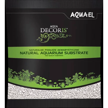 AquaEl Decoris White - Akvárium dekorkavics (fehér) 2-3mm (1kg)