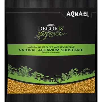 AquaEl Decoris Yellow - Akvárium dekorkavics (sárga) 2-3mm (1kg)