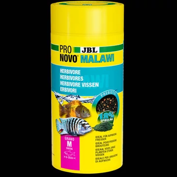 JBL Pronovo Malawi Flakes &quot;M&quot; - Akváriumi alaptáp granulátum 8-20 cm-es sügérek számára (1000ml/500g)