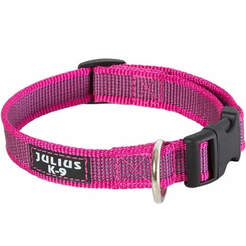 Julius K-9 Color&amp;Gray nyakörv (25mm/39-65cm) pink-szürke CSOMAGOLT