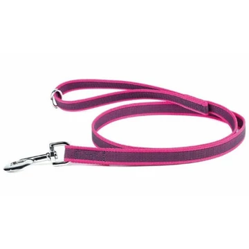 Julius K-9 Color&amp;Gray póráz (gumis, pink-szürke) kutyák részére (20mm/1,2m)