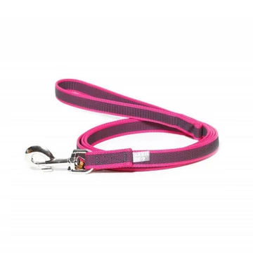 Julius K-9 Color&amp;Gray - póráz (gumis,pink-szürke) kutyák részére (20mm/2,2m)