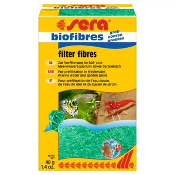 Sera Biofilter - vastagszálas - akváriumi szűrőanyag (40g)