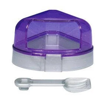 trixie 6256 műanyag sarok wc egér, törpehörcsög 14x8x11/11cm