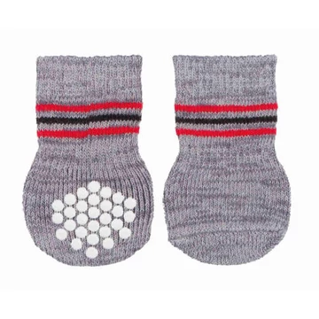 Trixie Dog Socks - kutyazokni (szürke) L-XL (2cs)