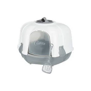 Trixie Maro Corner Litter Tray - Fedeles, sarok macska WC (tópszín,krém) 60x43x52cm