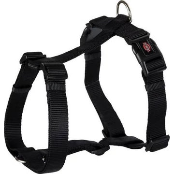 Trixie Premium H- hám - fekete (L) 60-87cm/25mm