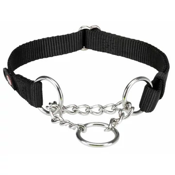 Trixie Premium Stop the Pull - félfojtó nyakörv - fekete - (L-LX) 45-70cm/25mm