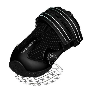 Trixie Walker Active Protective Boots - csízma (fekete) kutyák részére (L)
