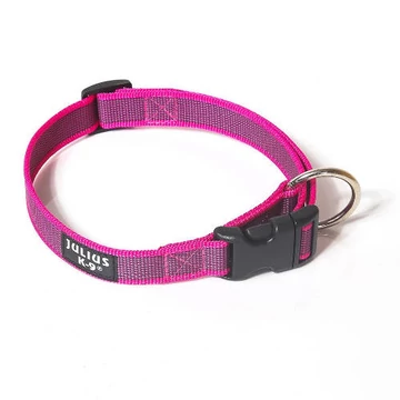 Julius K-9 Color&amp;Gray nyakörv (20mm/27-42cm) rózsaszín-szürke