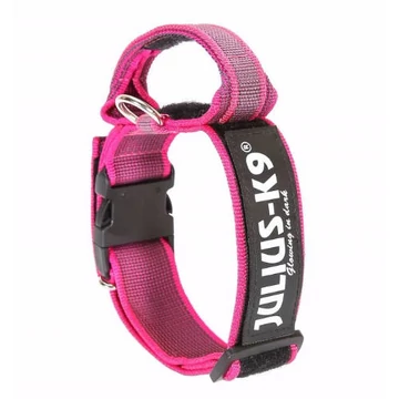 Julius K-9 Color&amp;Gray nyakörv (50mm/49-70cm) szürke-pink