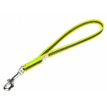 B:JK9 Color &amp; Gray - Gumis póráz neon-szürke 14 mm/ 45cm fogóval