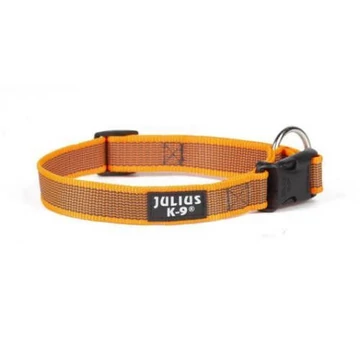 Julius K-9 Color&amp;Gray nyakörv (20mm/27-42cm) UV-narancs-szürke