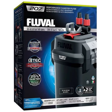 Fluval &quot;207&quot; Performance Canister Filter - külső szűrő (220 literes) akváriumokhoz