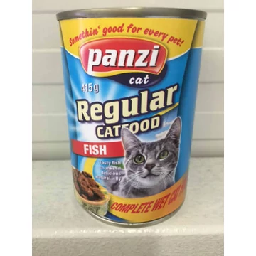Panzi Regular Adult (hal) konzerv - Felnőtt macskák részére (415g) - (AKCIÓS, Közeli lejárat: 2025.10.30.)