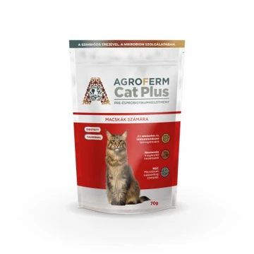 AgroFerm Cat Plus pre- és probiotikumkészítmény macskák számára 70 g