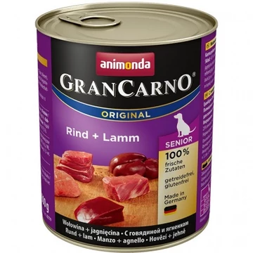 Animonda GranCarno Senior konzerv, marhahús és bárány 800 g