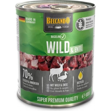 Belcando Baseline konzerv vaddal és kacsahússal 800 g