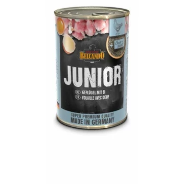 Belcando Junior konzerv baromfihús tojással 400 g