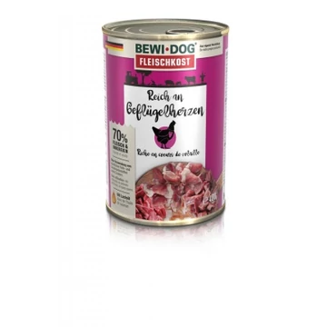 Bewi-Dog konzerv színhús baromfiszívben gazdag 400 g