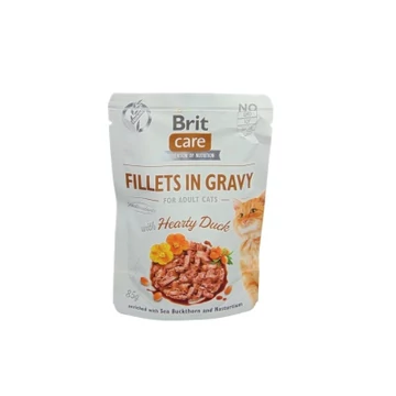 Brit Care Cat Fillets in Gravy - Duck 85 g