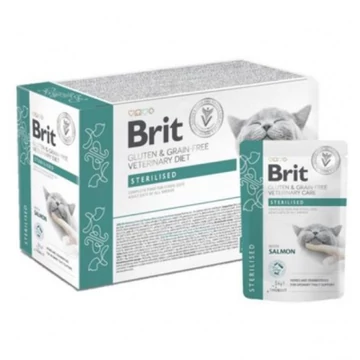 Brit Veterinary Diet pouch ivartalanított macskáknak 12 x 85 g