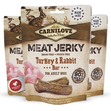 Carnilove Jerky Snack nyúl & pulyka 100 g
