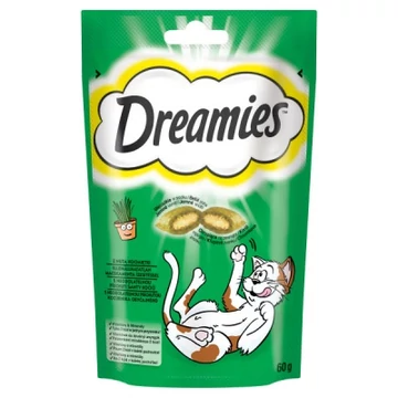 Dreamies jutalomfalat macskagyökér ízesítésben macskák részére 60 g 60 g