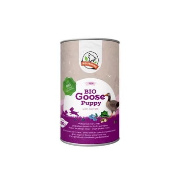 Farkaskonyha BIO liba párolt menü kölyökkutyáknak 400 g