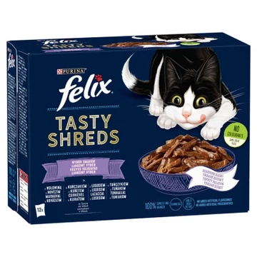 Felix Tasty Shreds vegyes válogatás szószban 12 x 80 g