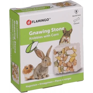Flamingo Gnawing Stone Knibbles - kukoricás ásványi kő 1 db