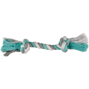 Flamingo Jim Playing Rope - rágókötél 2 csomóval, menta 30 cm
