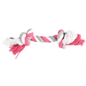 Flamingo Jim Playing Rope - rágókötél 2 csomóval, pink 1 db