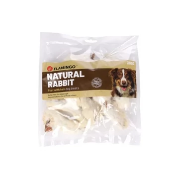 Flamingo Kutya Snack - szőrös nyúl láb 200 g