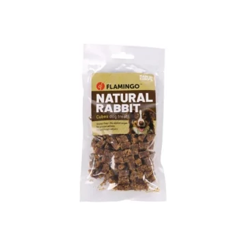 Flamingo Nature Snack - kockázott nyúl 80 g