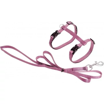 Flamingo Ziggi hám és póráz macskáknak - pink 22 cm