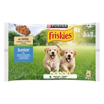 FRISKIES JUN KUTYA MULTI SZÓSZ V. 4x85G