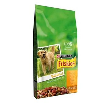 Friskies száraz kutyaeledel - Balance csirke és marha zöldséggel 15 kg