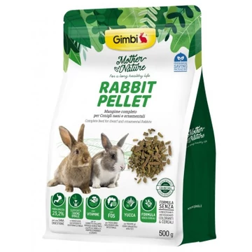 Gimbi Mother Nature Rabbit Pelllet - állateledel nyulak számára 500 g