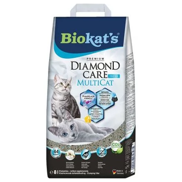 GimCat Biokat's Diamond Care MultiCat Fresh macskaalom 8 l