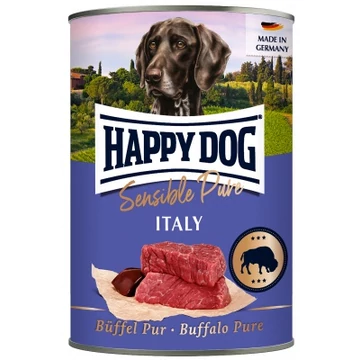 Happy Dog pur konzerv bivaly ízesítésű nedves állateledel felnőtt kutyák számára 6x400 g 1 kg