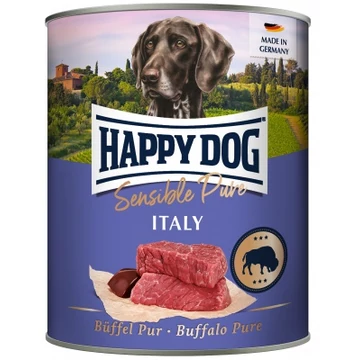 Happy Dog pur konzerv bivaly ízesítésű nedves állateledel felnőtt kutyák számára 6x800 g 1 kg