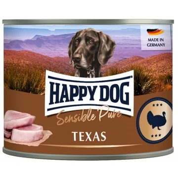 Happy Dog pur konzerv pulyka ízesítésű nedves állateledel felnőtt kutyák számára 6X200 g 400 g