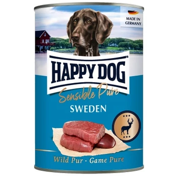 Happy Dog pur konzerv vadas ízesítésű nedves állateledel felnőtt kutyák számára 6x400 g 4 kg