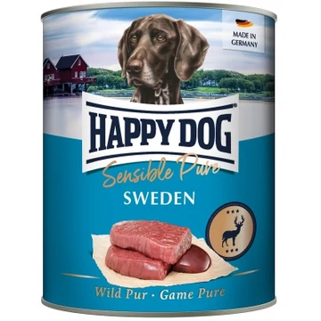 Happy Dog pur konzerv vadas ízesítésű nedves állateledel felnőtt kutyák számára 6x800 g 4 kg