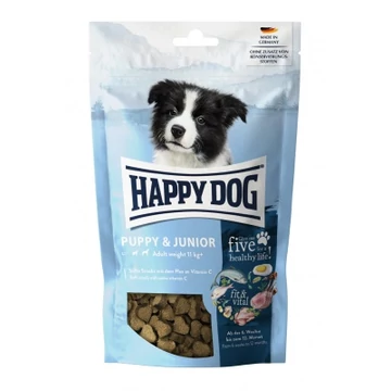 Happy Dog Soft Snack Fit & Vital Puppy & Junior - baromfi, lazac és rizs 100 g