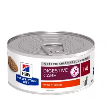 Hill's Prescription Diet i/d Digestive Care macskatáp - konzerv 156 g