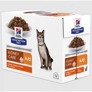 Hill's Prescription Diet k/d Kidney Care macskatáp - alutasakos 12 x 85 g